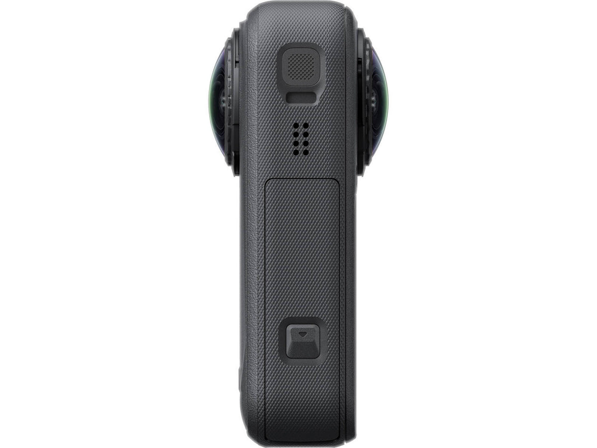 Lifestyle shot of the Insta360 X6 mounted for outdoor action filming