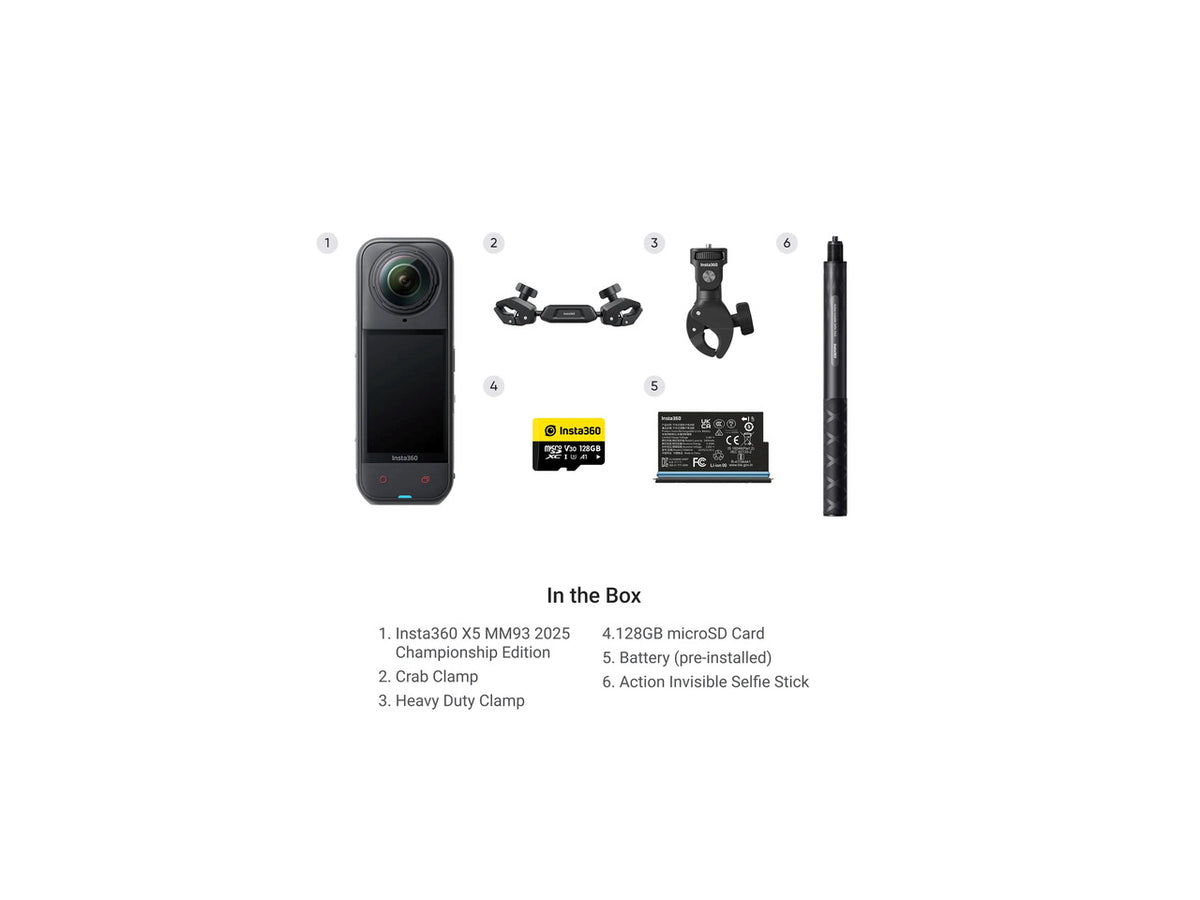 Insta360 X5 Championship Edition inside official retail packaging