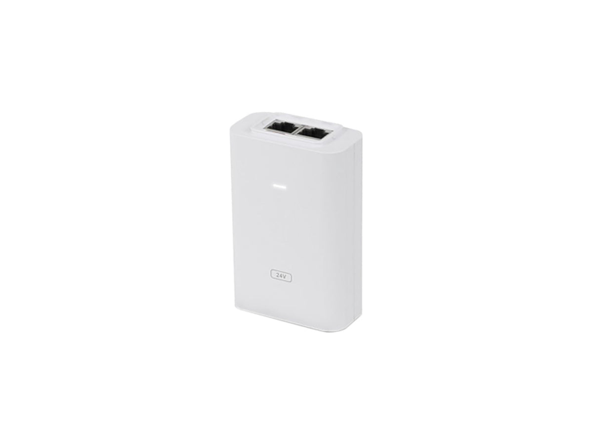Ubiquiti POE-24-24W-G-WH wall-mount 24V 24W passive PoE injector in white