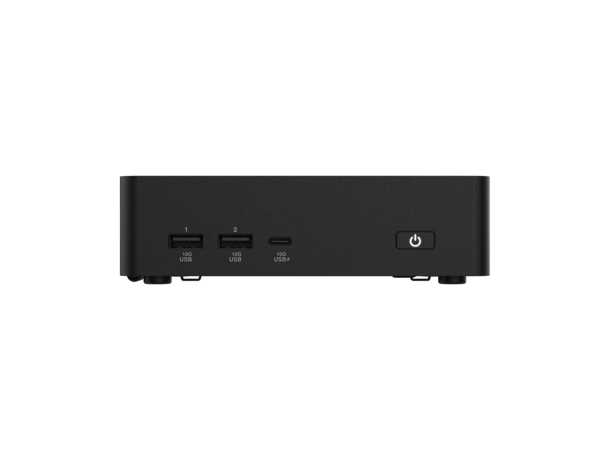 Side angle view of ASUS RNUC16GDKW96C00U R barebone system