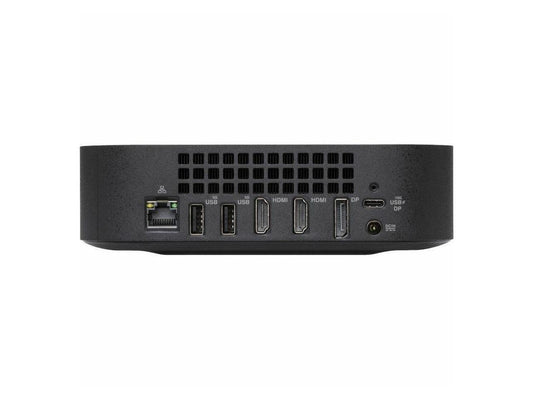ASUS CHROMEBOX5a SC081UNENT angled view showing vents and front USB-C port, compact ChromeOS mini PC