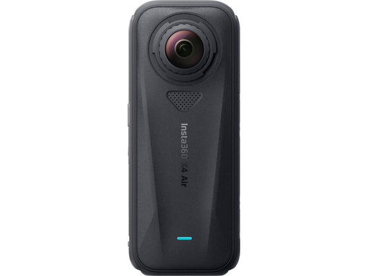 Close-up of the Insta360 X4 Air immersive 360-degree dual lens system.