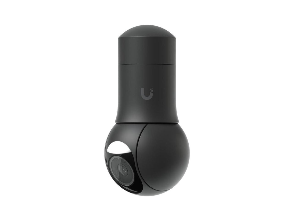 Rear view of Ubiquiti G5 network camera showing ethernet connectivity port