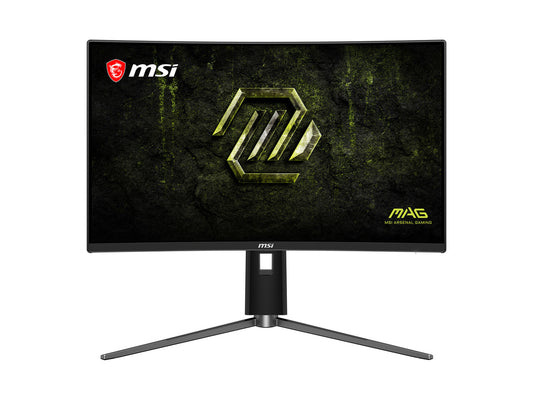 Side profile of MSI MAG 274CQPDF X32 monitor stand and ergonomic adjustment