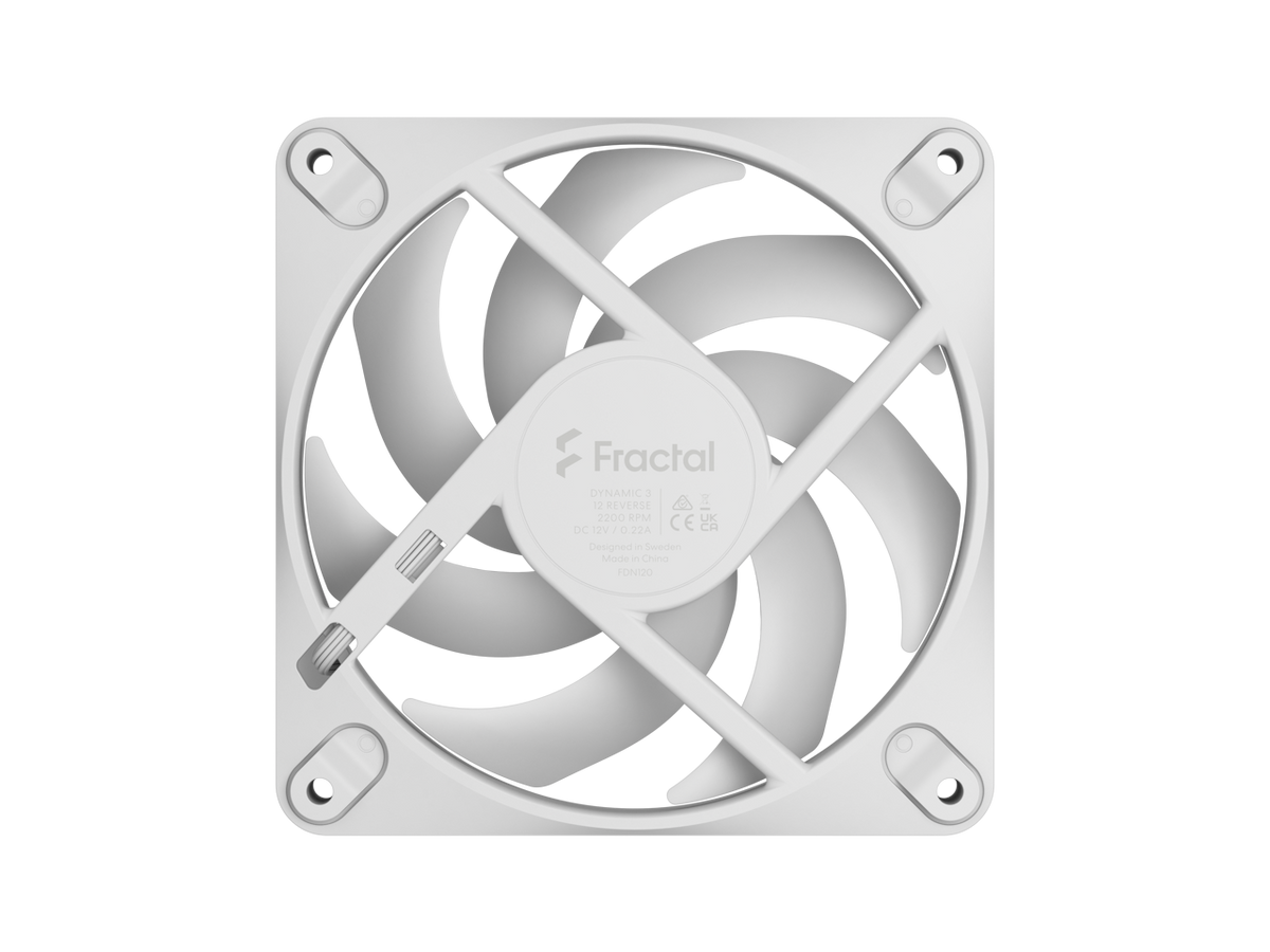 Rear panel view of Fractal Design FD-F-DY3-1203 R highlighting I/O and expansion slots