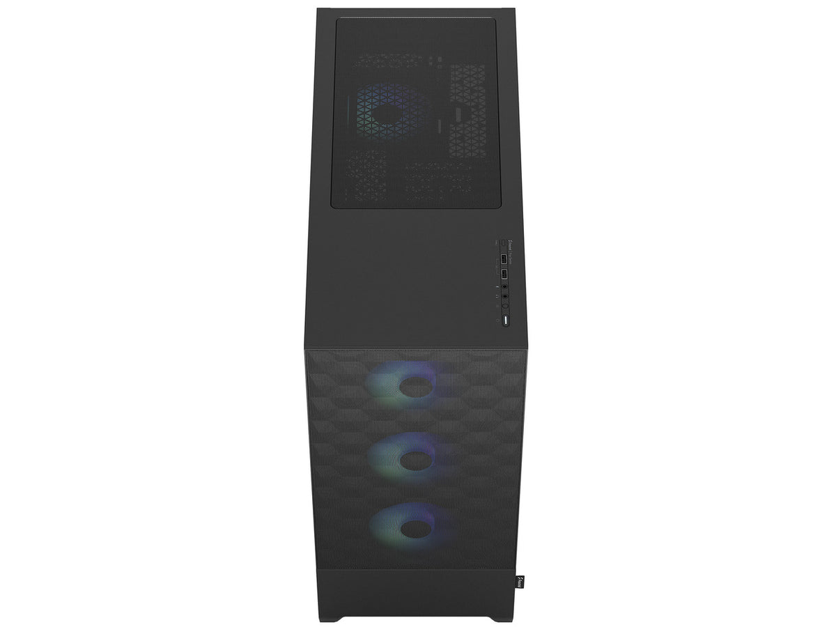Rear view of Fractal Design Pop XL Air EATX full tower case