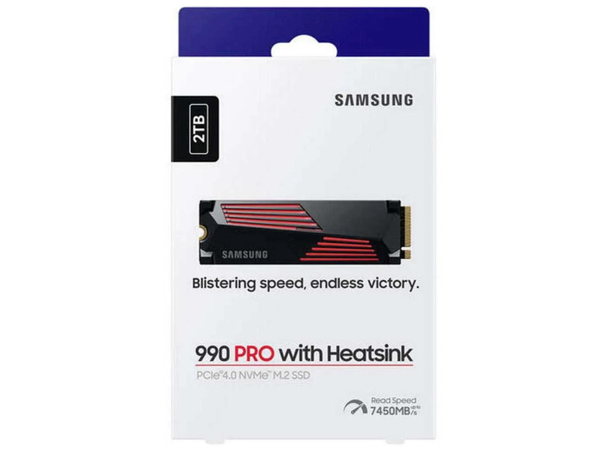 Close up of Samsung 990 PRO M.2 SSD connection pins