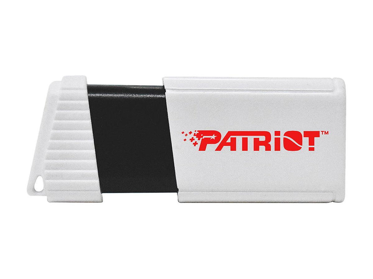 Supersonic Rage Prime flash drive with cap removed and included keyring accessory on white background, 1TB portable storage