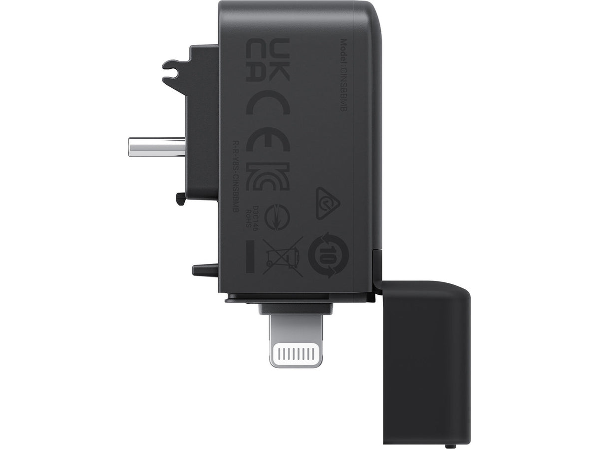 Close-up of Insta360 X4 Quick Reader port connector and durable build