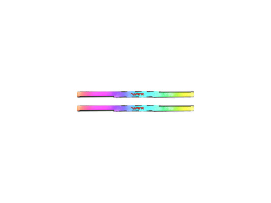 Close up view of the premium Patriot Viper Venom RGB DDR5 heat spreader design