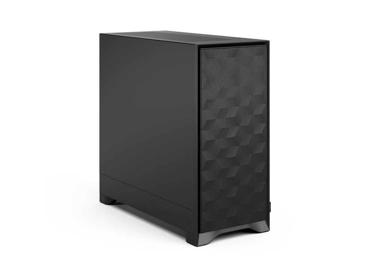 Interior view of Fractal Design Pop Air showcasing motherboard tray and cable routing