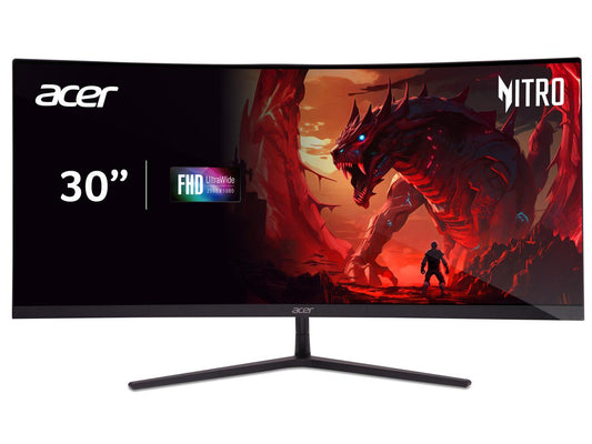 Acer Nitro ED306C Xbmiippx 29.5" 1500R Curved Zero-Frame UWFHD (2560 x 1080) VA