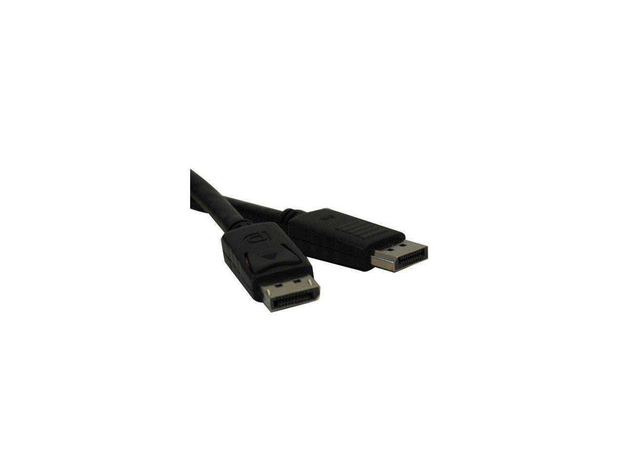 Tripp Lite P580-006 6 ft. Black DisplayPort to DisplayPort Cable with Latches