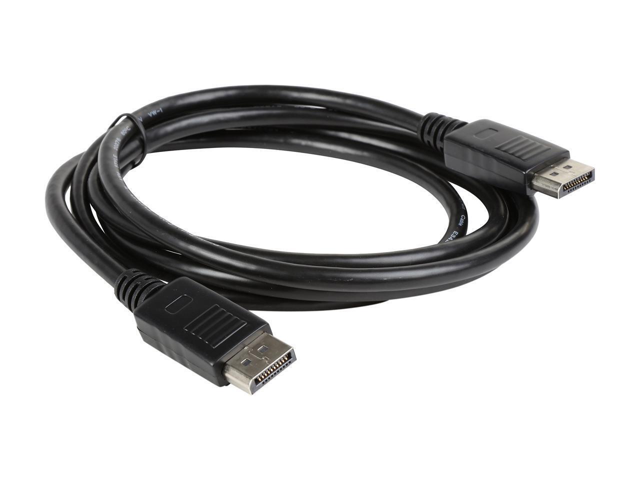 Tripp Lite P580-006 6 ft. Black DisplayPort to DisplayPort Cable with Latches