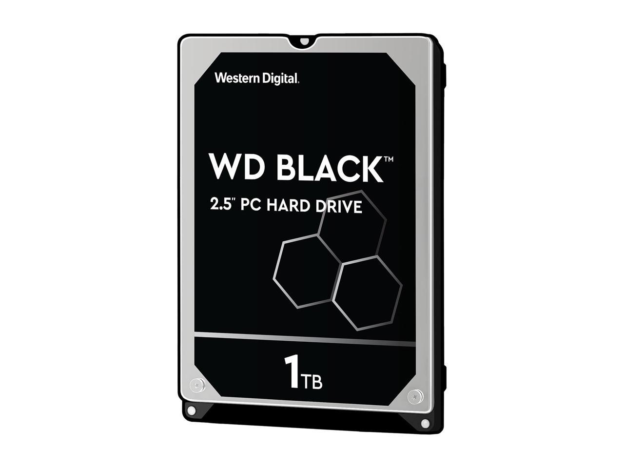 WD Black 1TB Hard Drive - 7200 RPM SATA 6Gb/s 64MB Cache 2.5 Inch