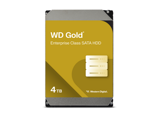 WD Gold WD4004FRYZ 4 TB Hard Drive 3.5" Internal SATA SATA/600