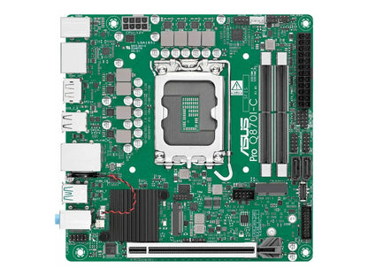 ASUS PRO Q870I-C-CSM Mini-ITX motherboard front view