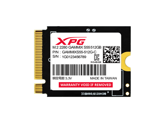 XPG GAMMIX S55 M.2 2230 512GB PCI-Express 4.0 x4 3D NAND