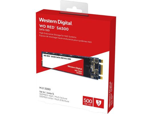 Western Digital WD Red SA500 M.2 2280 500GB SATA III 3D NAND Internal