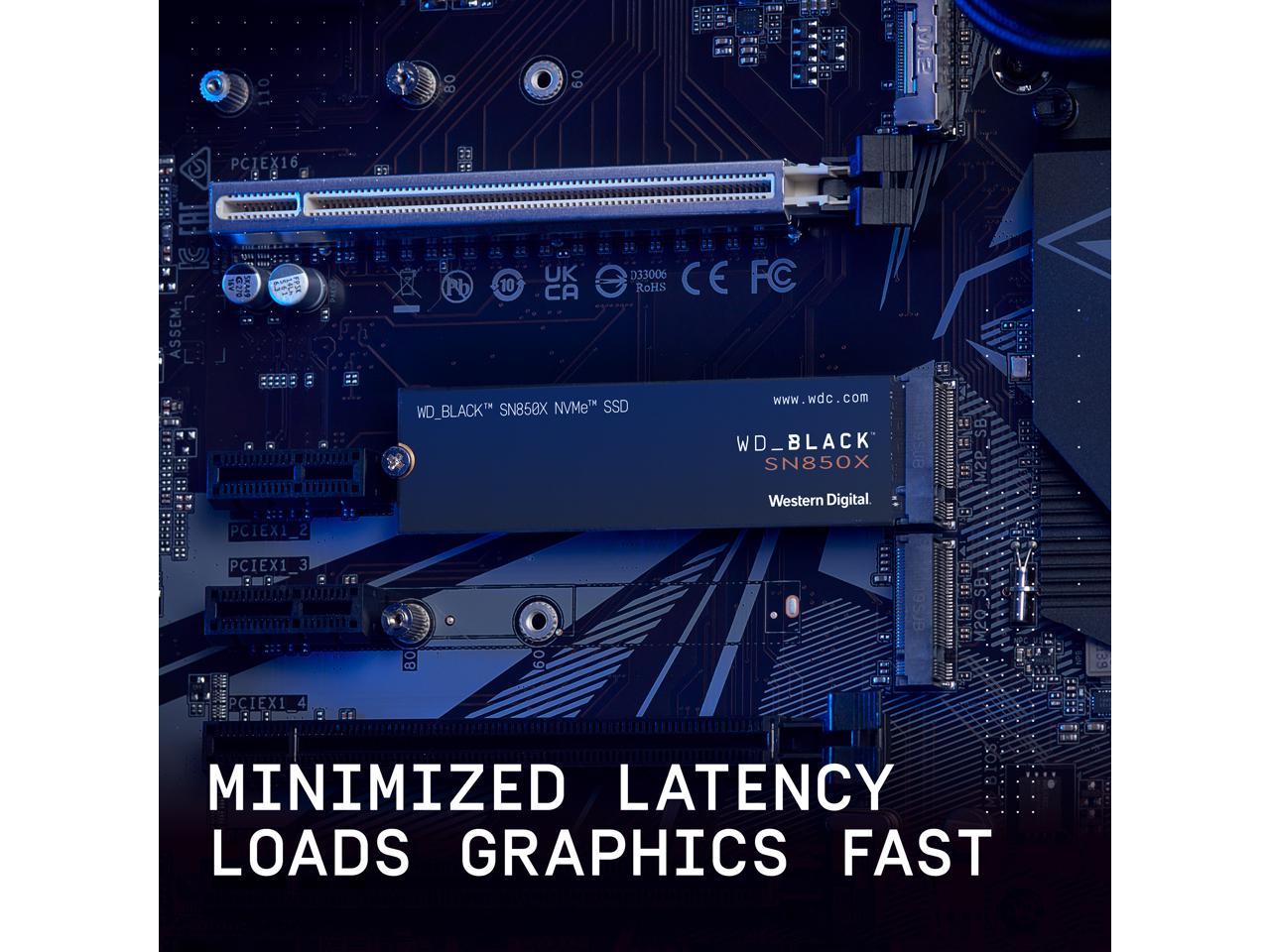 WD_BLACK SN850X NVMe M.2 2280 1TB PCI-Express 4.0 x4 Internal Solid State Drive