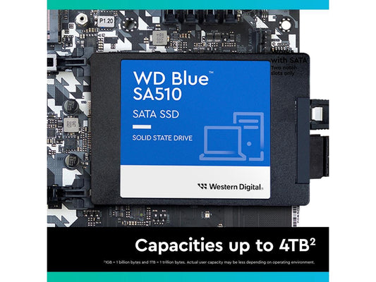 WD Blue 2TB SA510 2.5" Internal Solid State Drive SSD - WDS200T3B0A