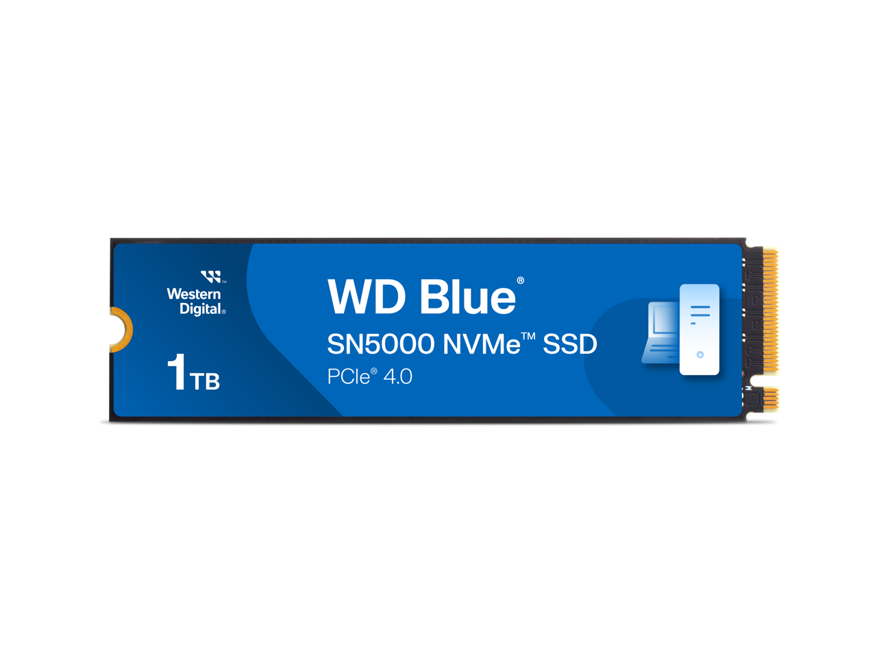 Western Digital 1TB WD Blue SN5000 NVMe SSD, PCIe Gen 4.0, up to 5,150 MB/s Read