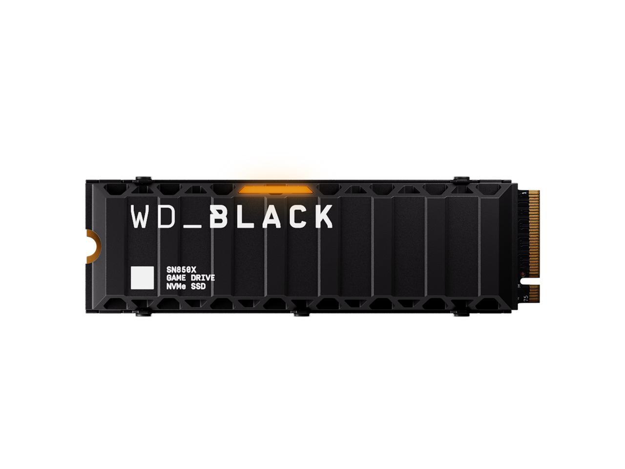 WD_BLACK SN850X 4TB NVMe SSD Gaming Storage with Heatsink