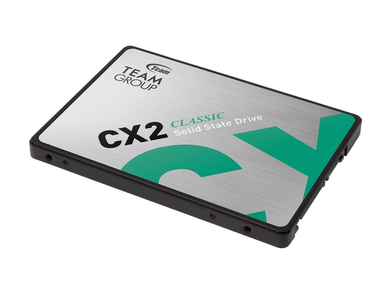 Team Group CX2 2.5" 256GB SATA III 3D NAND Internal Solid State Drive (SSD)