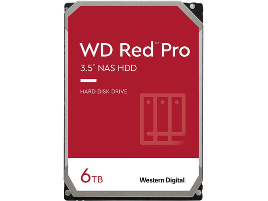 WD Red Pro WD6003FFBX 6TB 7200 RPM 256MB Cache SATA 6.0Gb/s 3.5" Internal