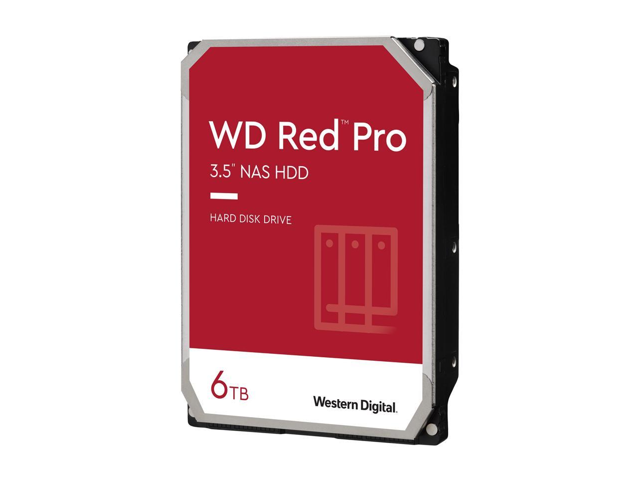 WD Red Pro WD6003FFBX 6TB 7200 RPM 256MB Cache SATA 6.0Gb/s 3.5" Internal