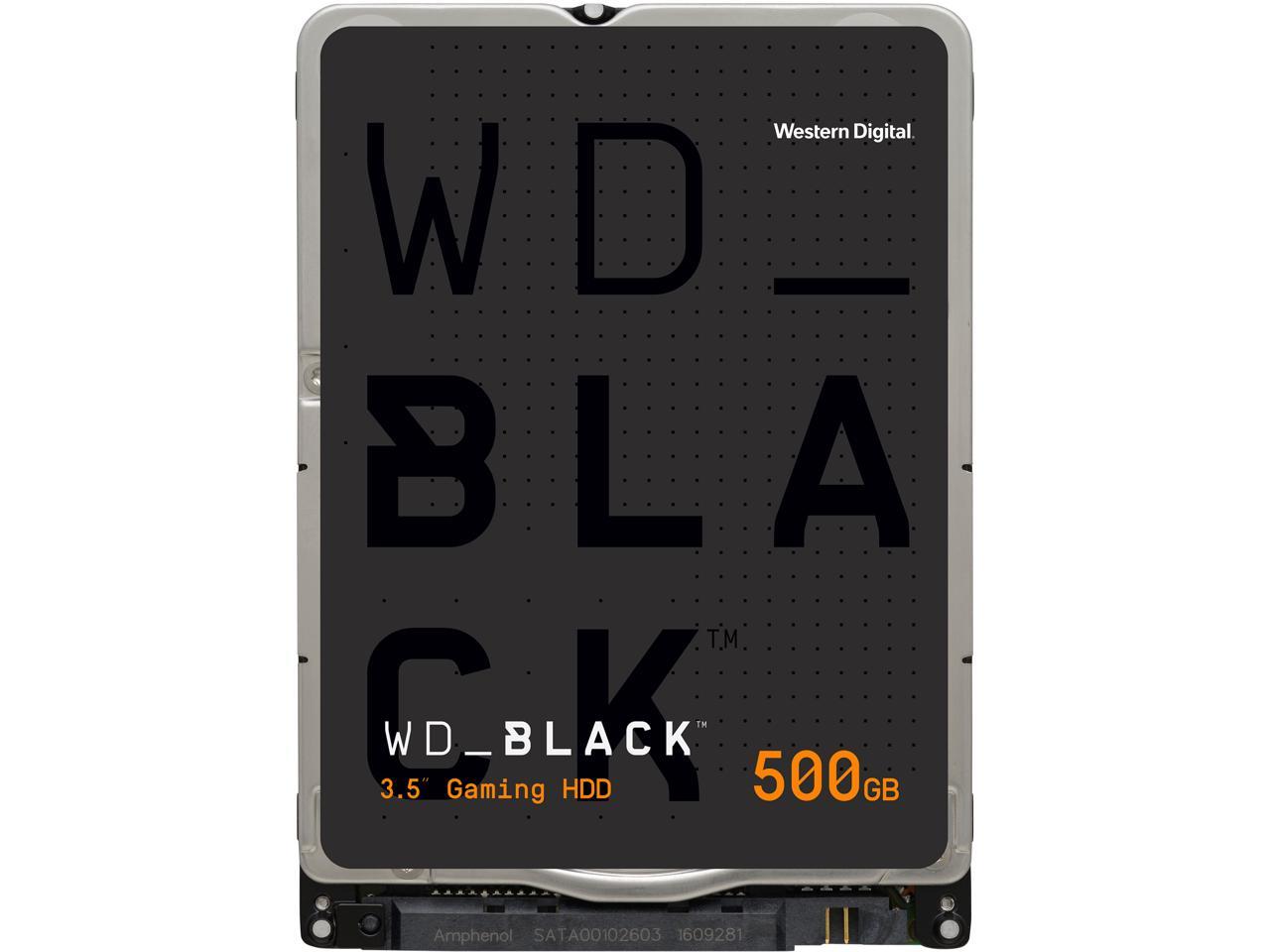 WD Black WD5000LPSX 500GB 7200 RPM 64MB Cache SATA 6.0Gb/s 2.5" Internal