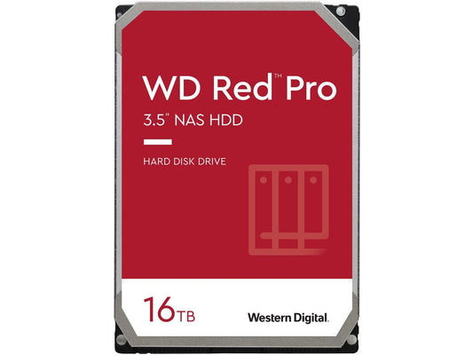 WD Red Pro WD161KFGX 16TB 7200 RPM 512MB Cache SATA 6.0Gb/s 3.5" Internal