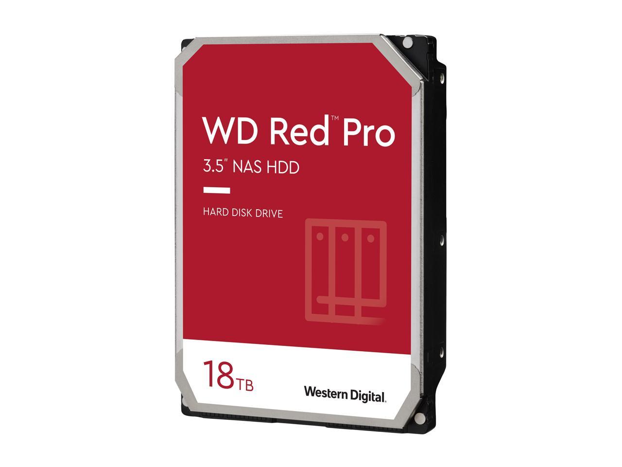 WD Red Pro WD181KFGX 18TB 7200 RPM 512MB Cache SATA 6.0Gb/s 3.5" Internal