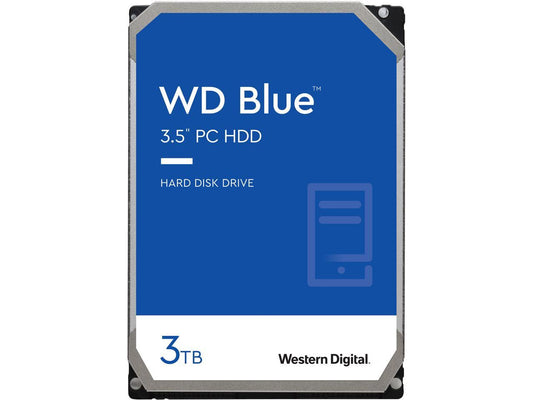 WD Blue 3TB Desktop Hard Disk Drive - 5400 RPM SATA 6Gb/s 256MB Cache 3.5