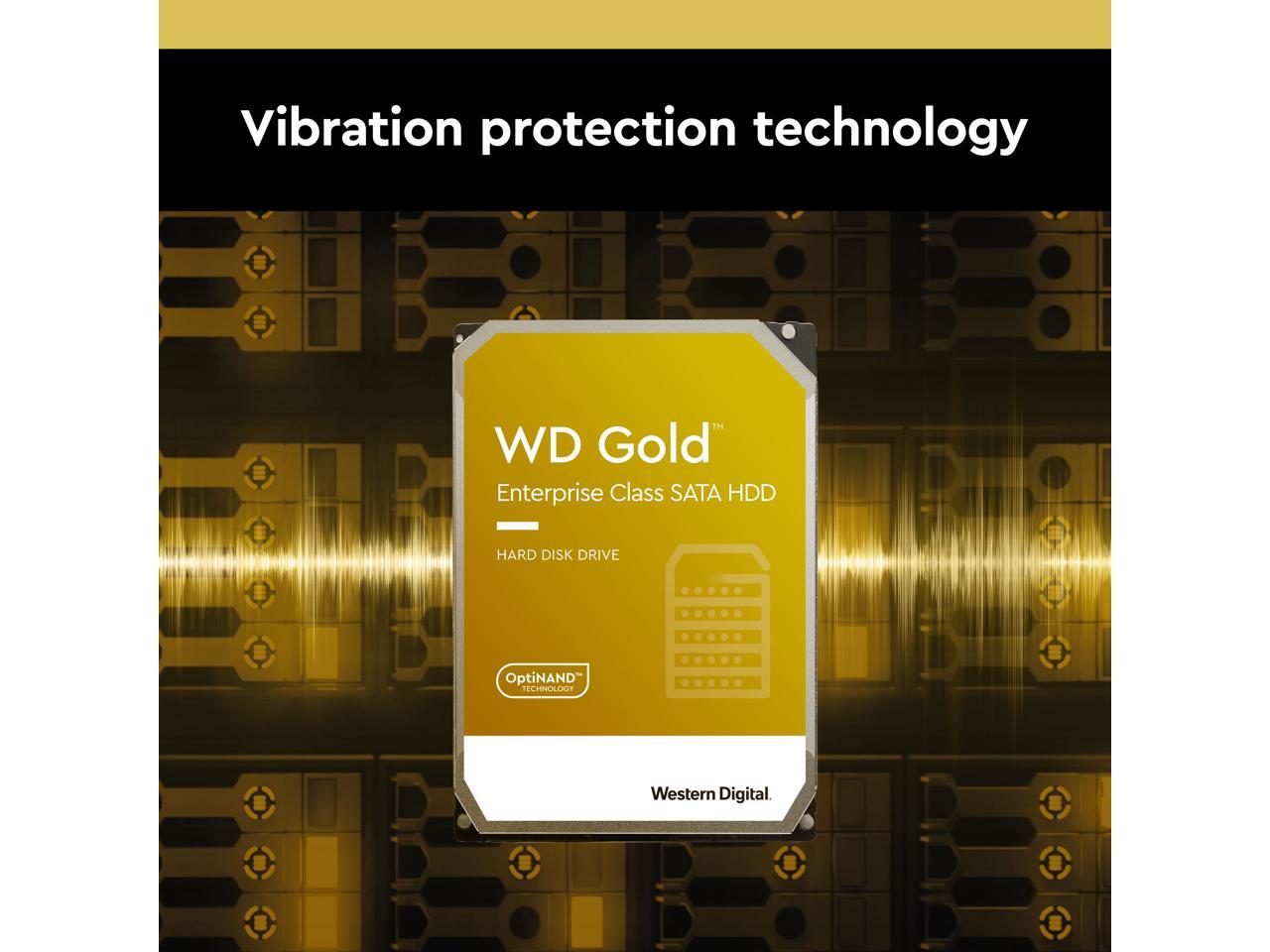 WD Gold WD221KRYZ 22TB 7200 RPM 512MB Cache SATA 6.0Gb/s 3.5" Internal HHD