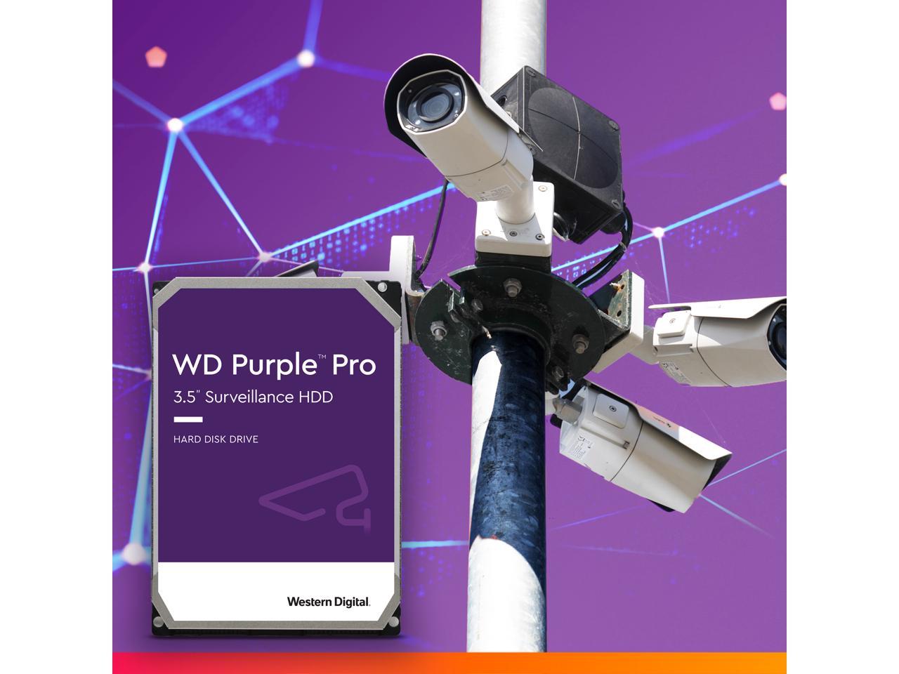 WD Purple Pro WD221PURP 22TB 7200 RPM 512MB Cache SATA 6.0Gb/s 3.5" Internal HD