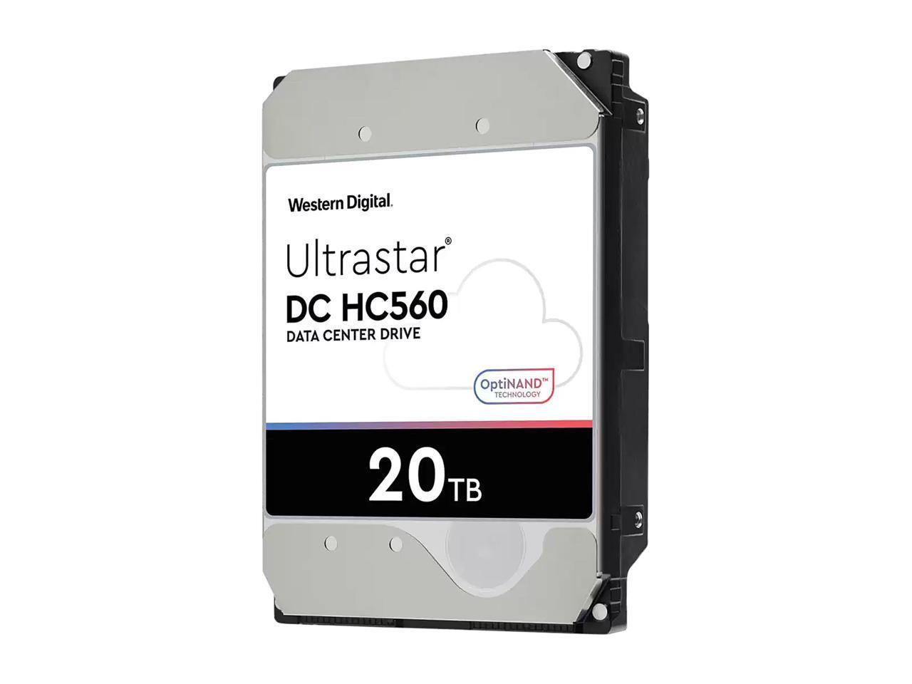 WD Ultrastar DC HC560 0F38785 20TB Hard Drive 512MB Cache 7200 RPM SATA 6.0Gb/s