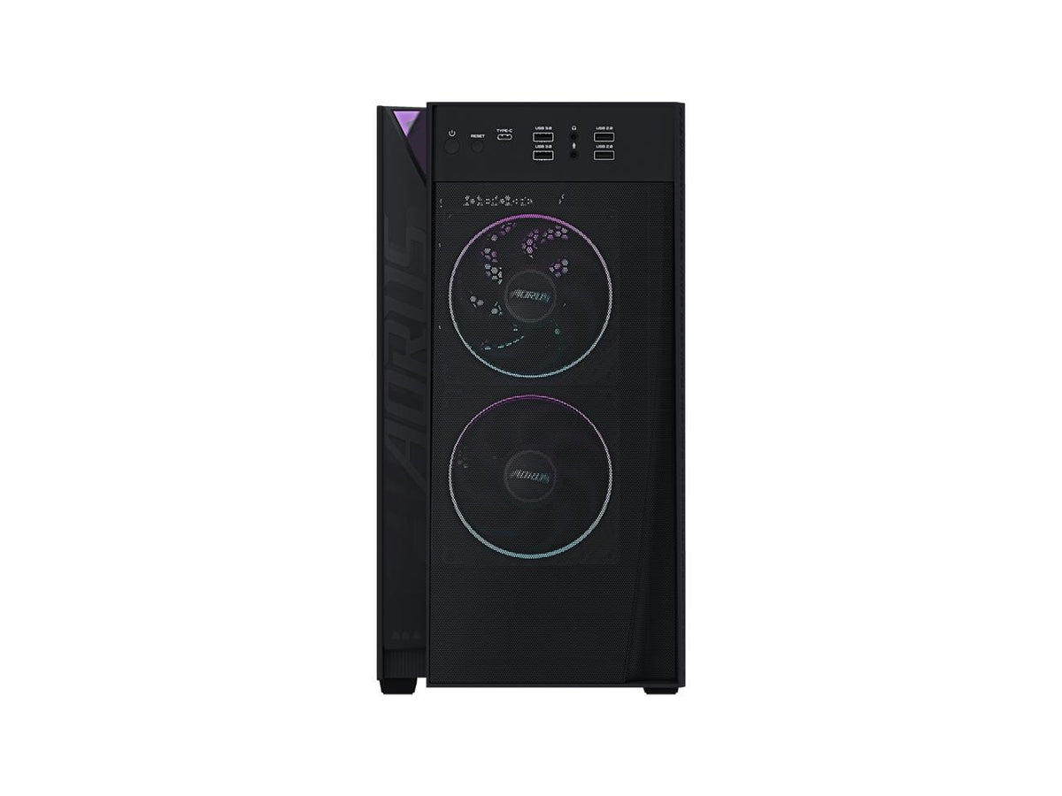 GIGABYTE AP5A7N7T-5102 R rear I/O panel with multiple display outputs, USB ports, and Ethernet