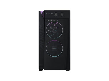 GIGABYTE AP5A7N7T-5102 R rear I/O panel with multiple display outputs, USB ports, and Ethernet