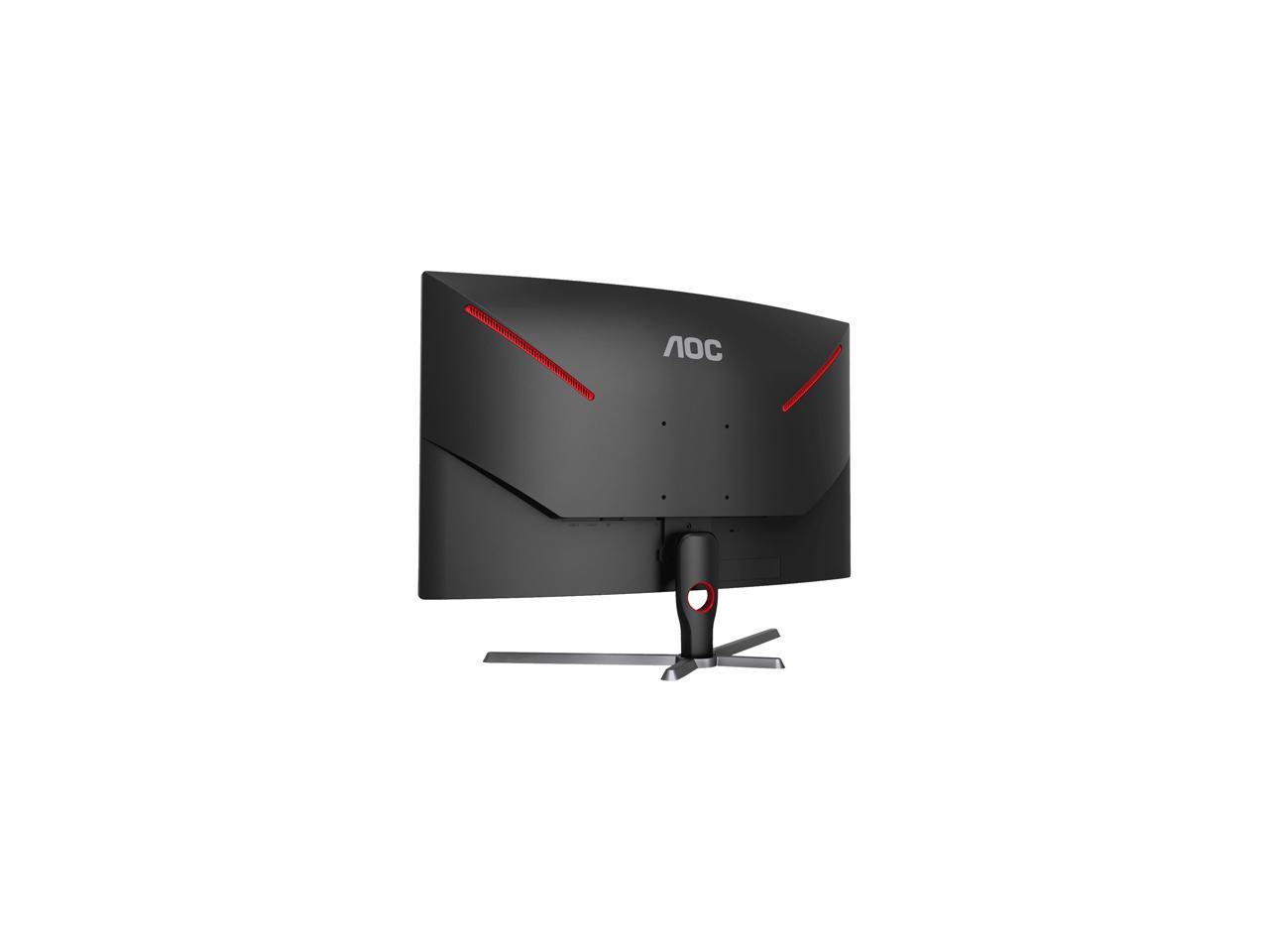 AOC 31.5" 165 Hz (DisplayPort 1.4), 144 Hz (HDMI 2.0) VA QHD Gaming Monitor FreeSync Premium (AMD Adaptive Sync) 2560 x 1440 (2K) NTSC 102% (CIE1976) / sRGB 123% (CIE1931) / DCI-P3 93% (CIE1976) HDMI, DisplayPort, Audio CQ32G3SE