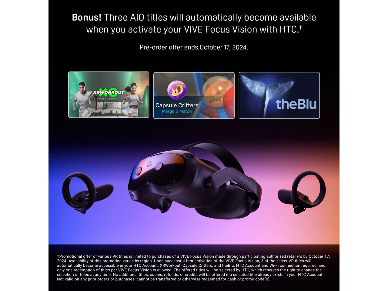 VIVE Focus Vision Consumer Edition