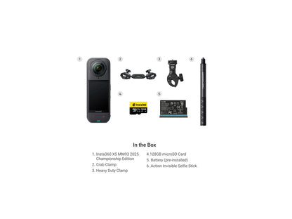 Insta360 X5 Championship Edition inside official retail packaging