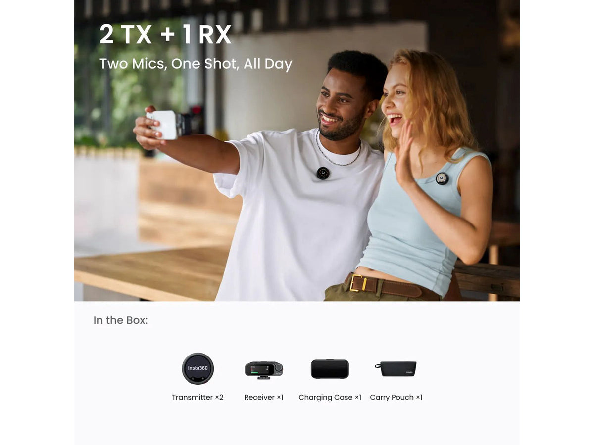 Complete Insta360 MIC PRO01-MCA10 kit contents and accessories