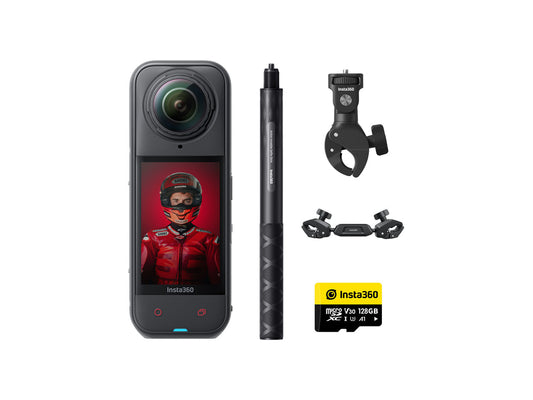Front view of the Insta360 X5 2025 Championship Edition 360 action camera