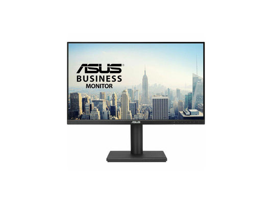 Front view of ASUS BE249QG-R 24-inch IPS business monitor with thin bezels