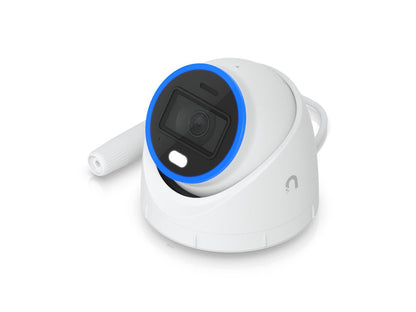 Rear view showing the Ethernet connection port on the UniFi AI Turret