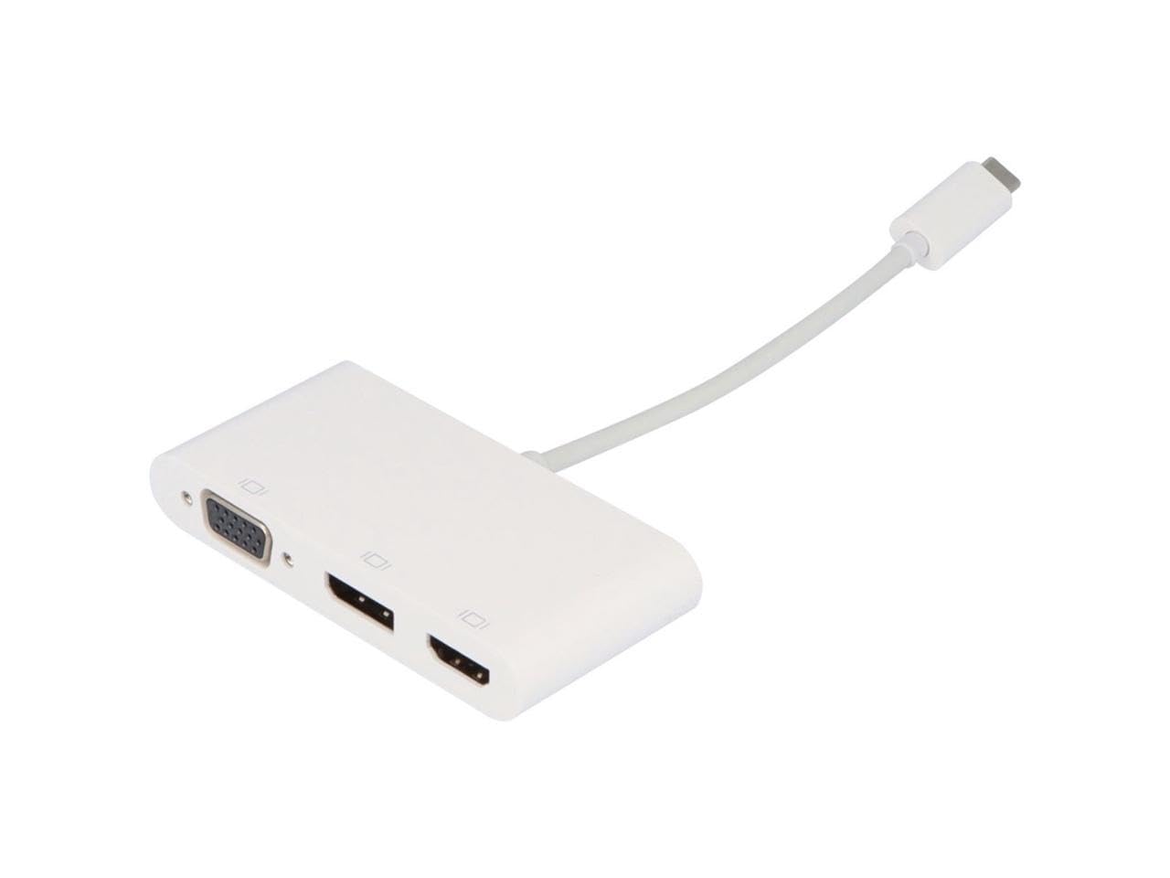 VisionTek USB-C to DisplayPort HDMI & VGA Hub M/F/F/F 901433