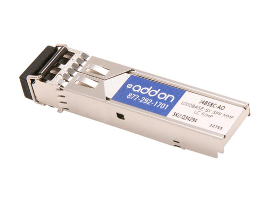 AddOn HP J4858C Compatible 1000 Base-SX SFP Transceiver (MMF, 850nm, 550m, LC)