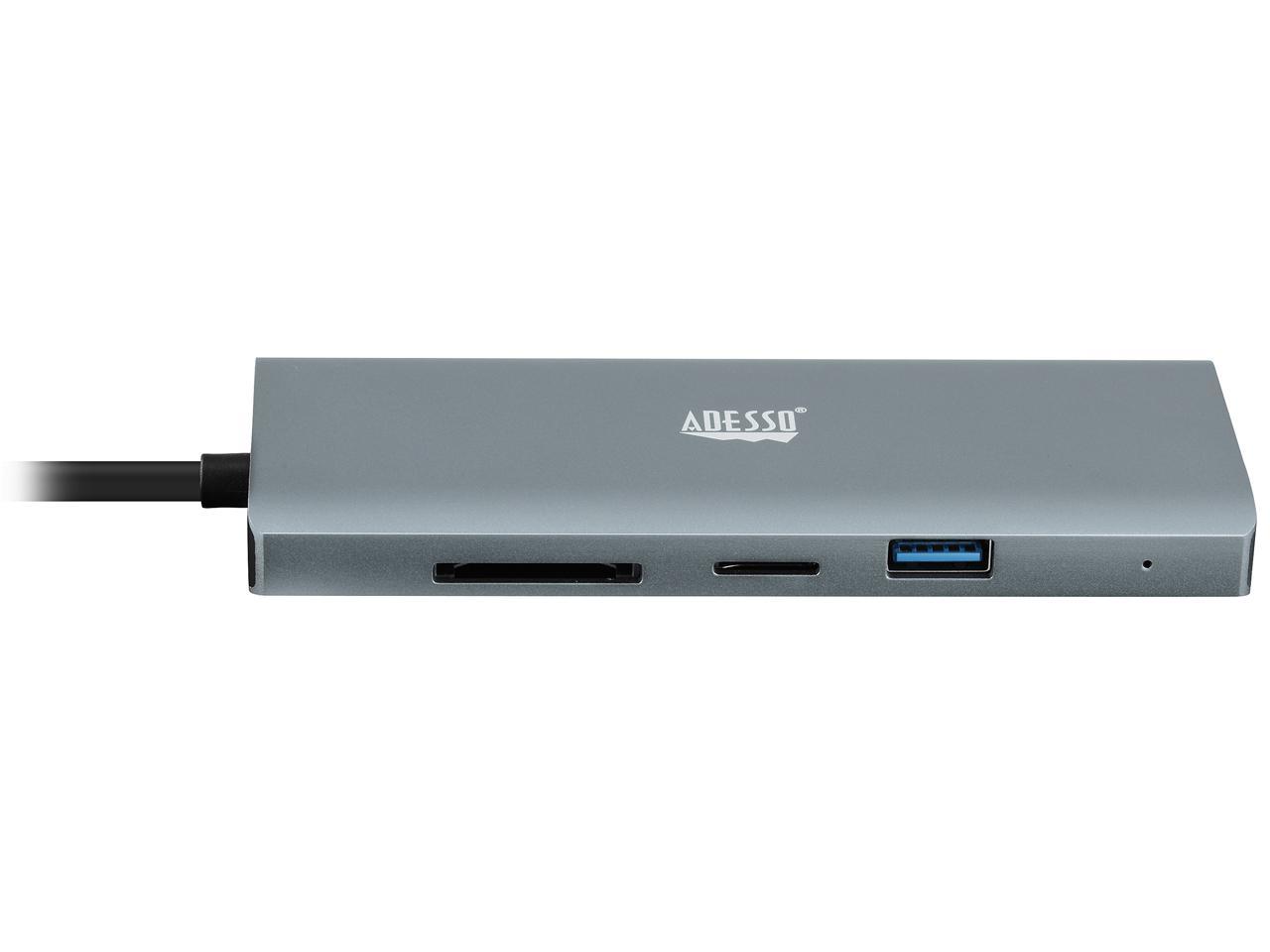 Adesso AUH-4040 9-in-1 USB-C Multi-Port Docking Station (TAA Compliant)