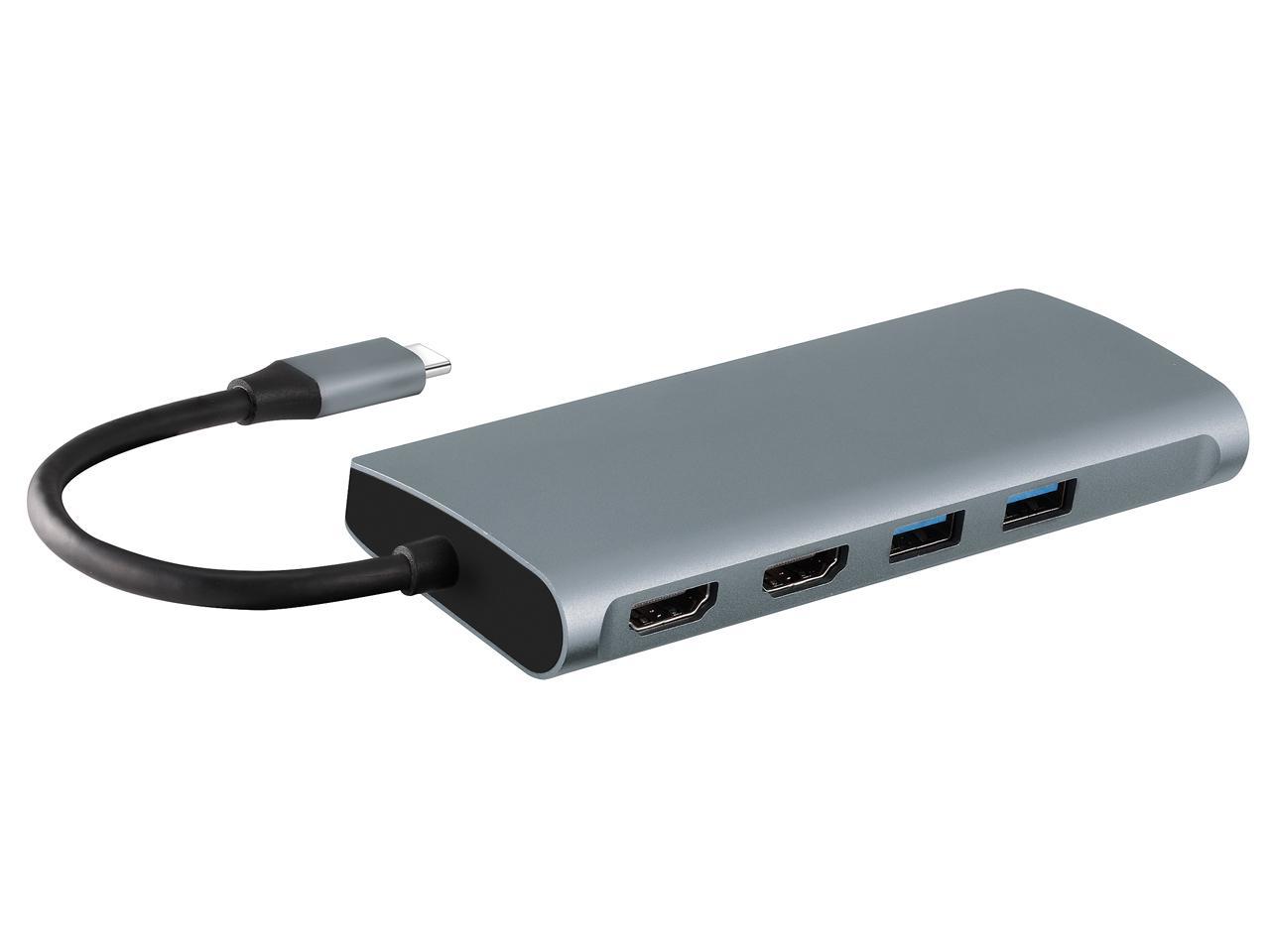 Adesso AUH-4040 9-in-1 USB-C Multi-Port Docking Station (TAA Compliant)